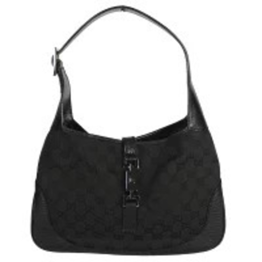 Gucci Jackie Hobo Bag Hobo Black GG Canvas